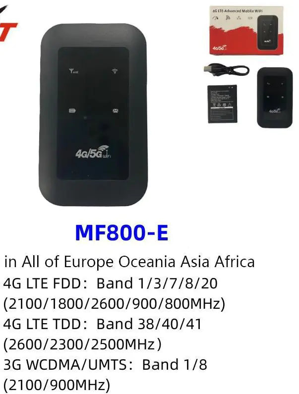 MF800 Portable Car WiFi Router with Battery (4G)