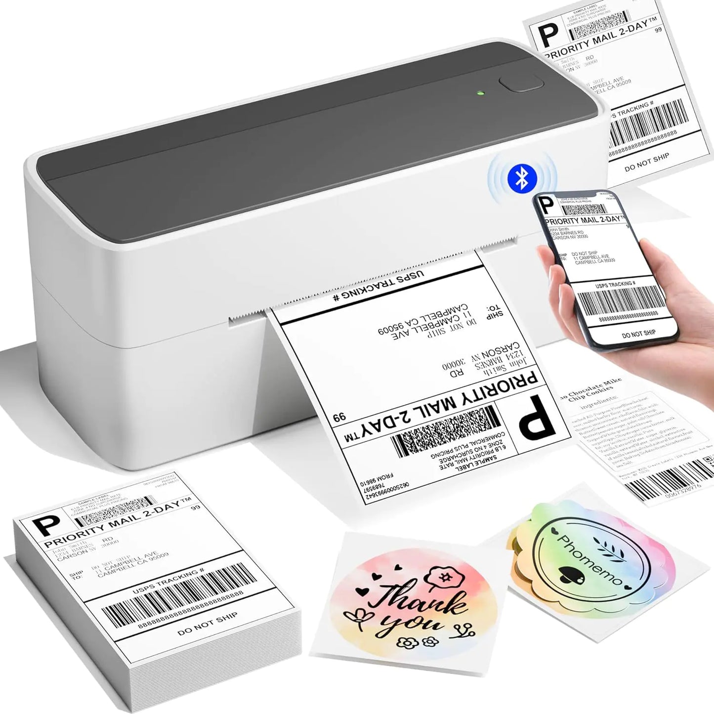Bluetooth Thermal Label Printer