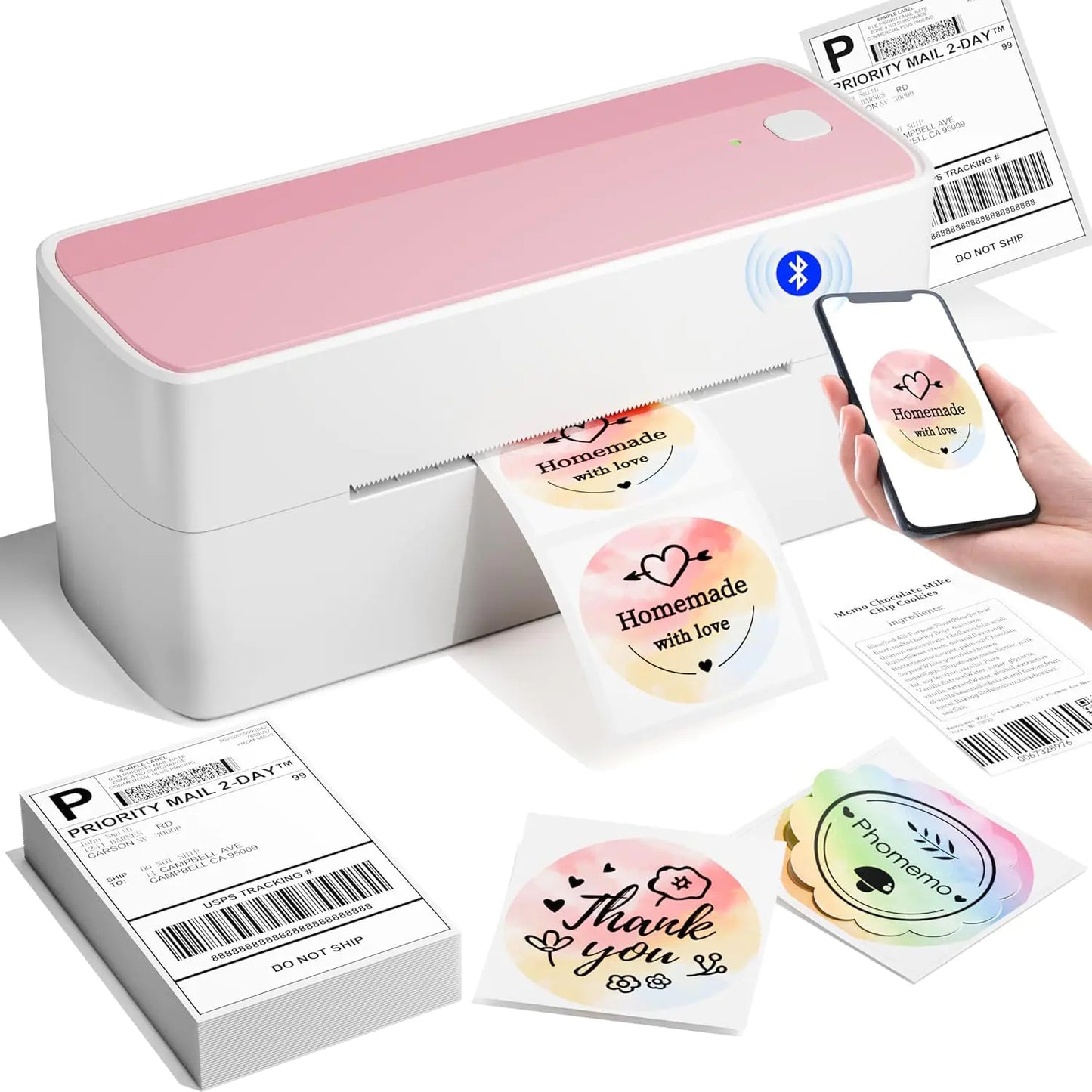 Bluetooth Thermal Label Printer