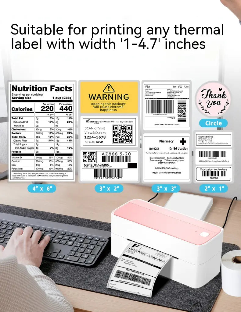 Bluetooth Thermal Label Printer