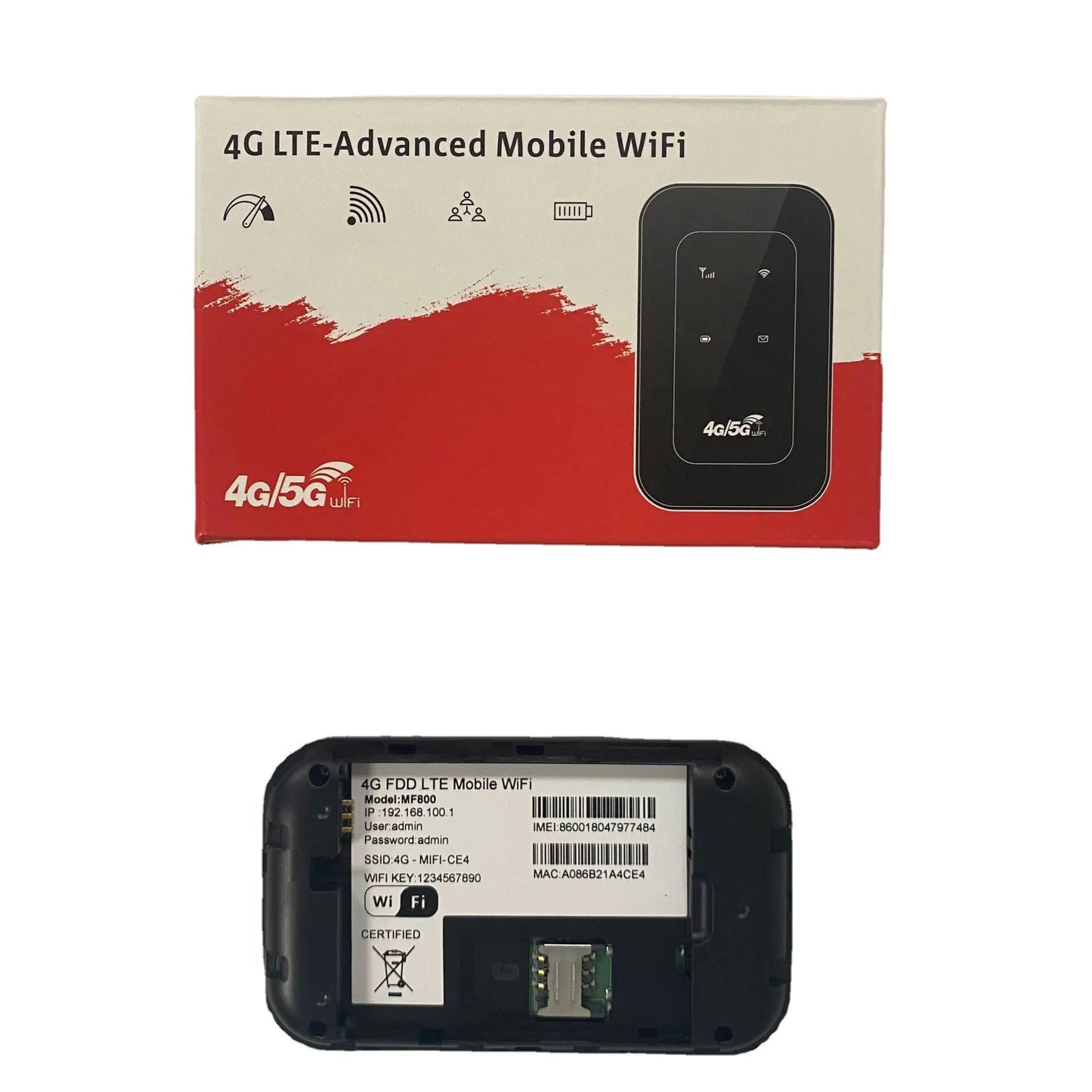 MF800 Portable Car WiFi Router with Battery (4G)