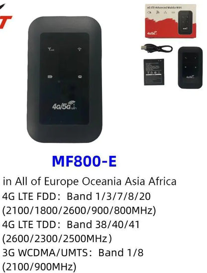 MF800 Portable Car WiFi Router with Battery (4G)