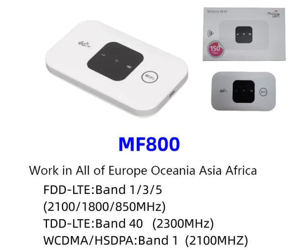 MF800 Portable Car WiFi Router with Battery (4G)