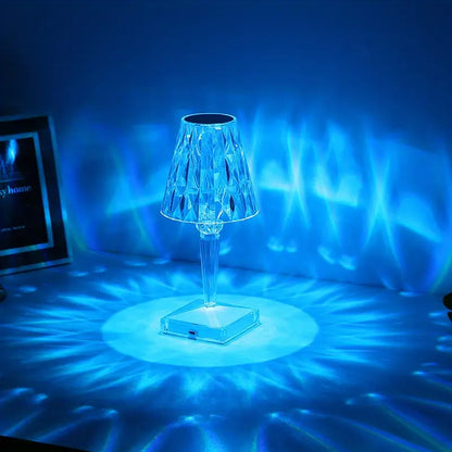 16 Color RGB Touch Control Crystal Night Light Lamp